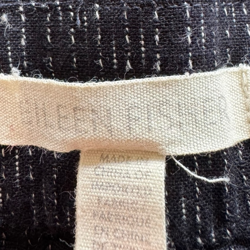Eileen Fisher pants XS organic cotton black white XS wide leg - Picture 10 of 10